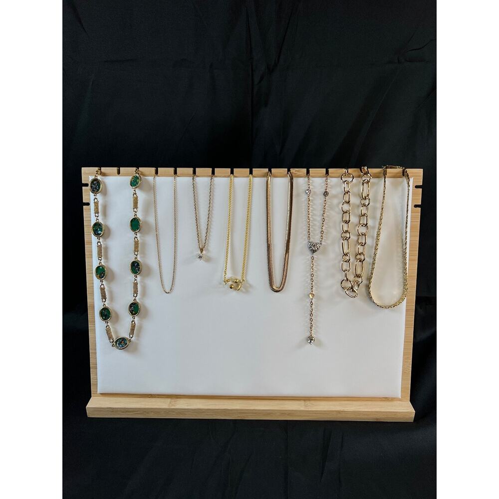 lot of 8 beautiful tinkerbell charm pendant with chain necklace assorted jewelry